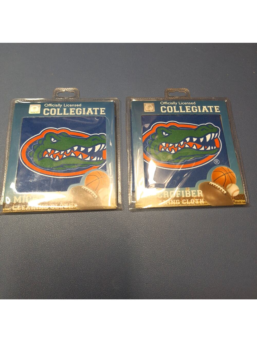 (2) NCAA Gators  Sunglass Cleaning Cloth for Glasses Microfiber Florida TV